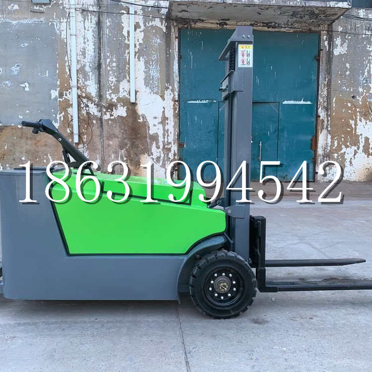 轮台县小型电动叉车1吨2吨步行站驾式电瓶堆高充电装卸车液压升降车铲车
